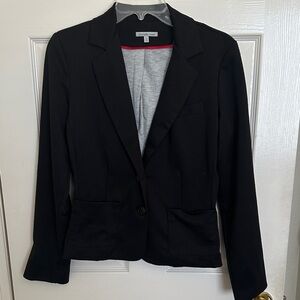 Charlotte Russe Black Blazer with Gray inside